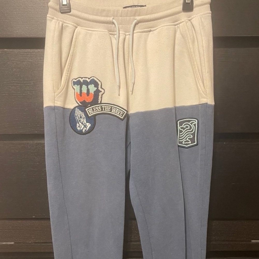 Pink+Dolphin Wave Sweatpants